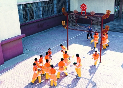世界足球起源地山东临淄中小学继承传统文化