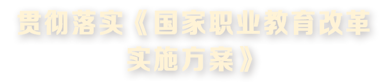 贯彻落实《国家职业教育改革实施方案》