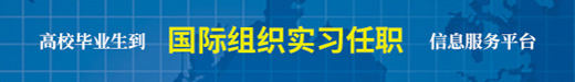 高校毕业生国际组织实习任职信息服务平台