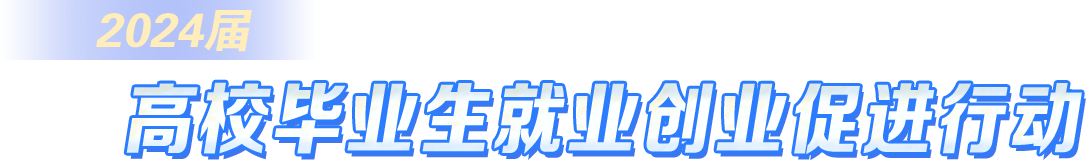 2024届高校毕业生就业创业促进行动